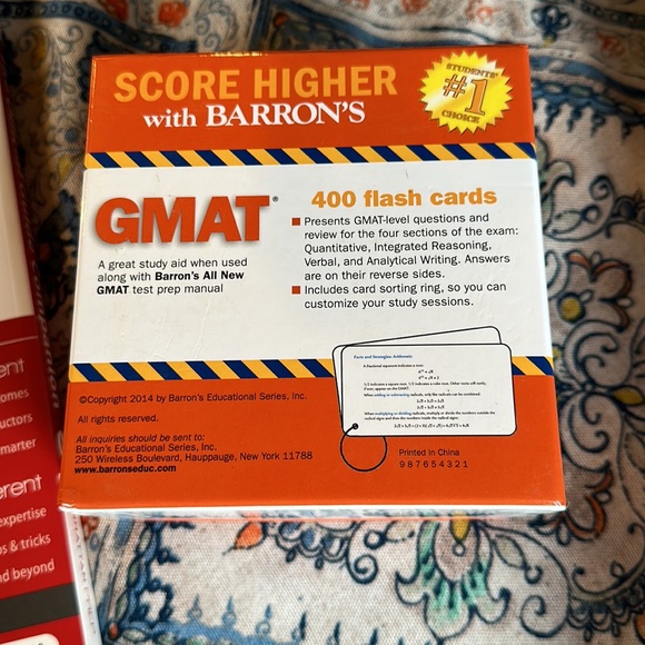 🌺.GMAT Study Guides by Kaplan, Barron’s  & Manhattan - Picture 4 of 9